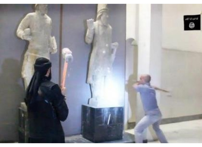 Museo Mosul distrutto Museo Mosul distrutto